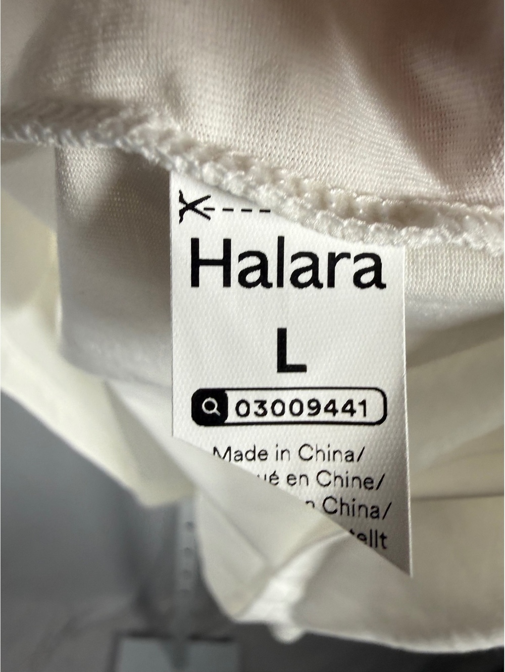 Halara Racerback Pleated Round Neck Quick Dry Yoga Tank Top White Size Large - Picture 5 of 9